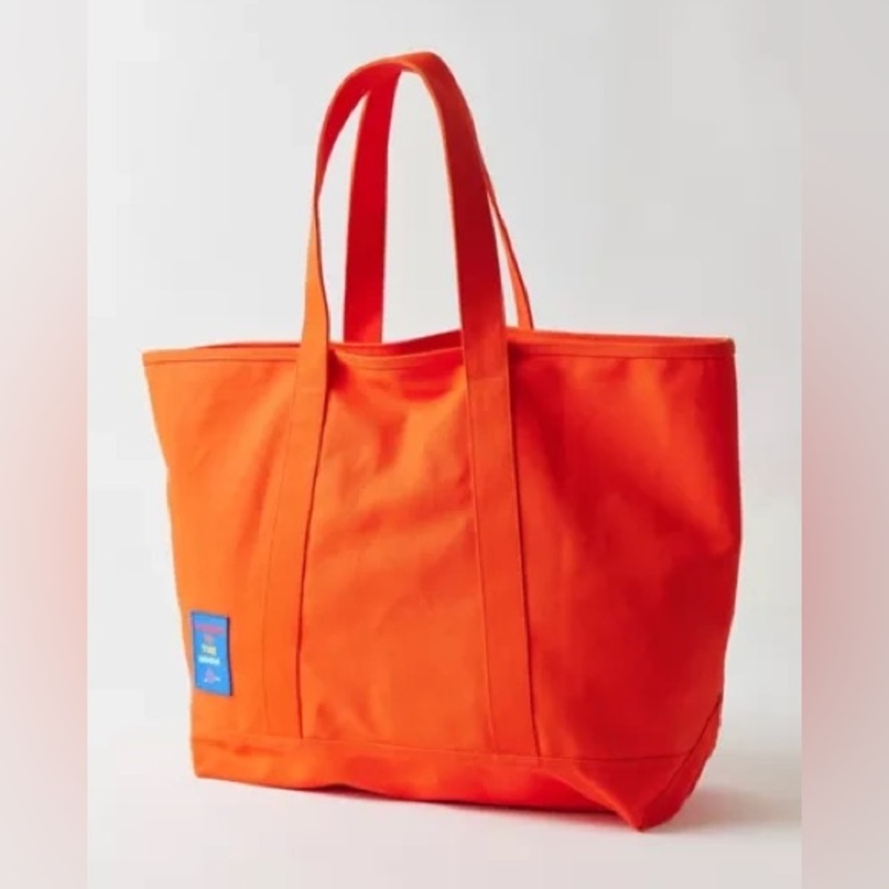 HUGE canvas tote (45L) in orange